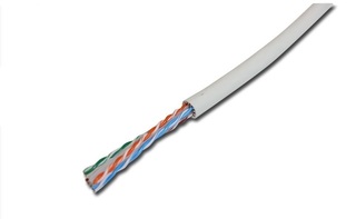 4par Cat 6A U/UTP LSOH Nettverkskabel Uskjermet 4par Cat 6A Grå  500m