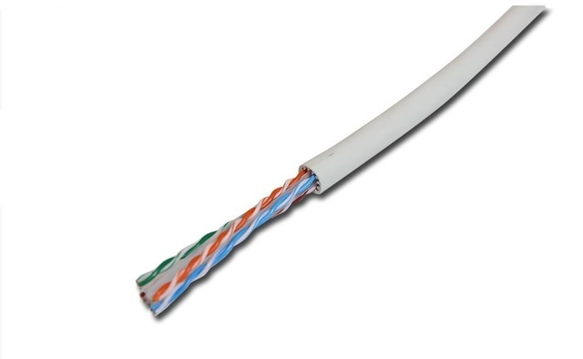 4par Cat 6A U/UTP LSOH Nettverkskabel Uskjermet 4par Cat 6A Grå  500m 