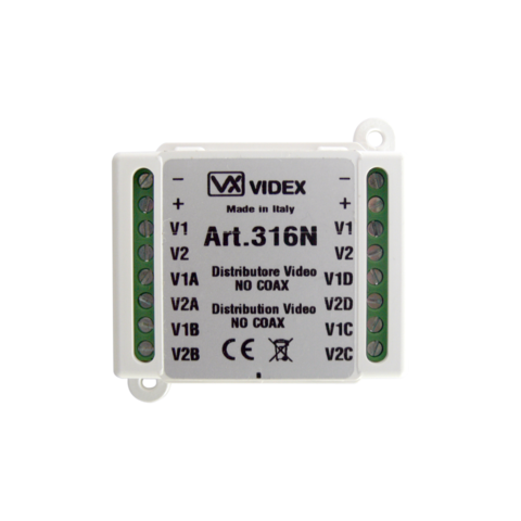 Videx 316N videofordeler 4-veis til VX2200