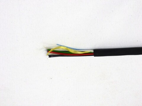 G24 Micro kabel OD. 6mm SM HDPE Svart Blowing into micro tubes
