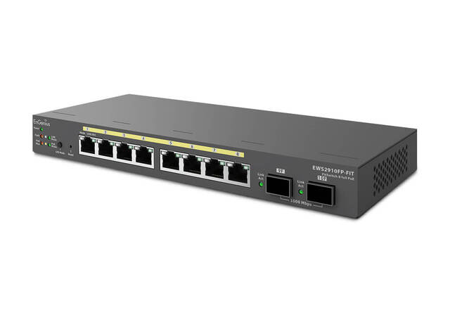 EnGenius EWS2910FP-FIT managed Switch 8-port | GbE | PoE+ | 110W | 2xSFP 