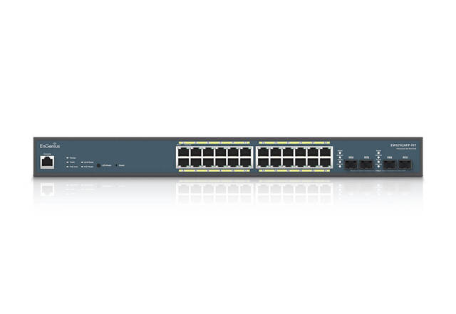 EnGenius EWS7928FP-FIT managed Switch 24-port | GbE | PoE+ | 410W | 4xSFP 