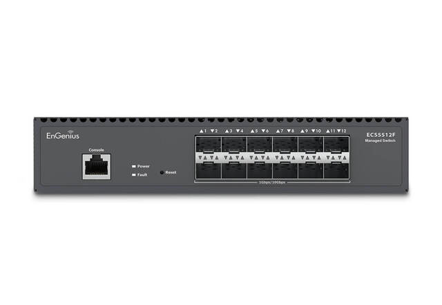 EnGenius ECS5512F Cloud Switch Aggregate 12x 10G SFP+ 