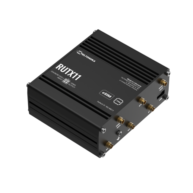 Teltonika RUTX11 4G-ruter 4G Cat6, 2 SIM, WiFi 
