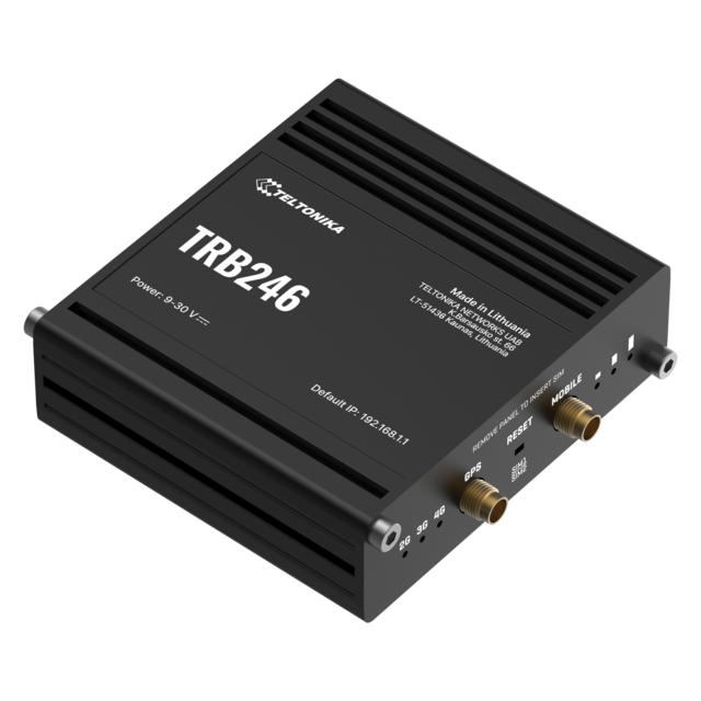 Teltonika TRB246 industriell gateway Cat4 LTE, GNSS,  RS232/RS485, 3xDI, 3xDO 