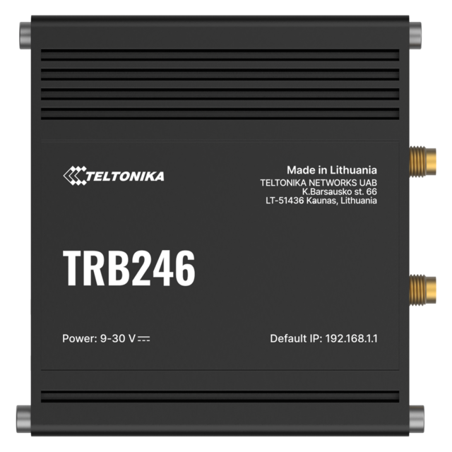 Teltonika TRB246 industriell gateway Cat4 LTE, GNSS,  RS232/RS485, 3xDI, 3xDO 