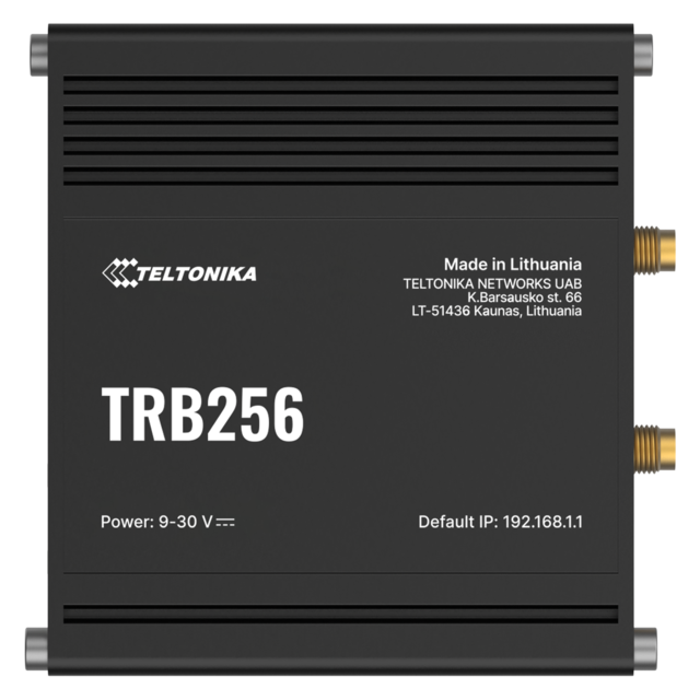 Teltonika TRB256 industriell gateway NB-IoT/LTE M,  RS232/RS485, 3xDI, 3xDO 