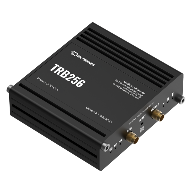 Teltonika TRB256 industriell gateway NB-IoT/LTE M,  RS232/RS485, 3xDI, 3xDO 
