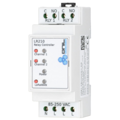 DNIL LR260I LoRa Rele-kontroller 2 kanaler, 8-30V DC, intern antenne