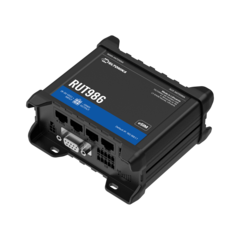 Teltonika RUT986 4G-ruter, Telit-modul 4G Cat4, 2 SIM, WiFi, I/O, GPS/GNSS
