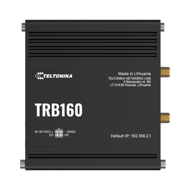 Teltonika TRB160 4G-gateway 1 eth, 1 SIM, 1 antenne, Cat6 LTE 