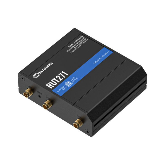 Teltonika RUT271 5G RedCap-ruter 1x5G RedCap, 2 SIM, WiFi 