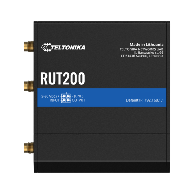 Teltonika RUT200 4G-ruter 4G Cat4, WiFi, I/O 