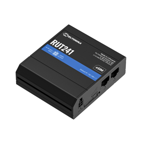 Teltonika RUT241  eSIM™ 4G-ruter 4G Cat4, WiFi, I/O, eSIM