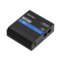 Teltonika RUT281 4G-ruter, Telit-modul 4G Cat4, WiFi, I/O
