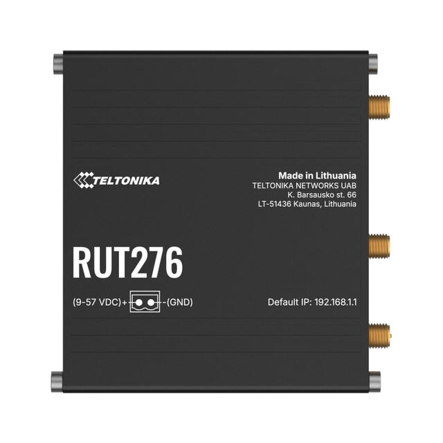 Teltonika RUT276 RedCap 5G-ruter 1x5G RedCap, 2 SIM, WiFi, seriell 