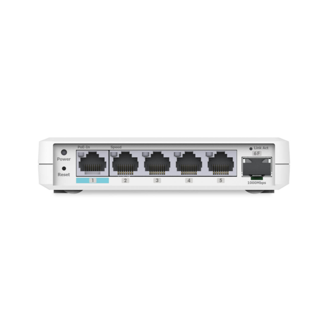 EnGenius EXT1106 PoE Switch Extender 4x 1GbE | 1x GbE PD | 1x SFP 