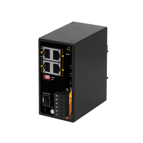 Leonton5-Port Industrial Compact Gigabit Ethernet 802.3bt PoE Switch