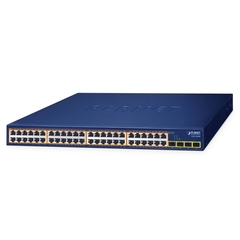 Planet Switch GSW-5240HP PoE 370W 48xRJ45 10/100/1000Mbps PoE + 4xSFP