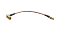 Antenneovergang MCX-hun/SMA-han vinklet 20 cm. RG316-kabel
