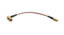 Antenneovergang MCX-hun/SMA-han vinklet 20 cm. RG316-kabel