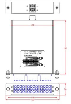 LGX30 24xLC til 2x12f MPO OM4