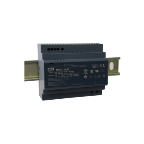 MEAN WELL HDR-150-12 strømforsyning AC/DC | 135W, 12V, 11.3A | DIN