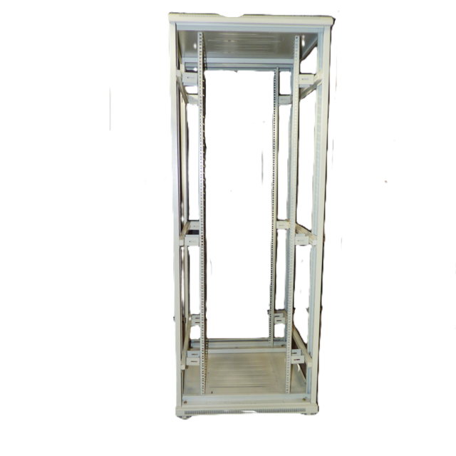DEMOBRUKT 42U gulvrack 19" 80x80 Åpent RAL7035, Har vært demo i vår utstilling 