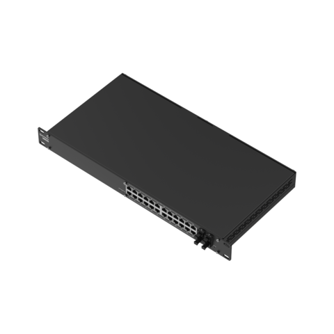 Teltonika SWM282 industriell PoE+ switch 24x 1GbE | 4x SFP | 24x PoE+ 300W