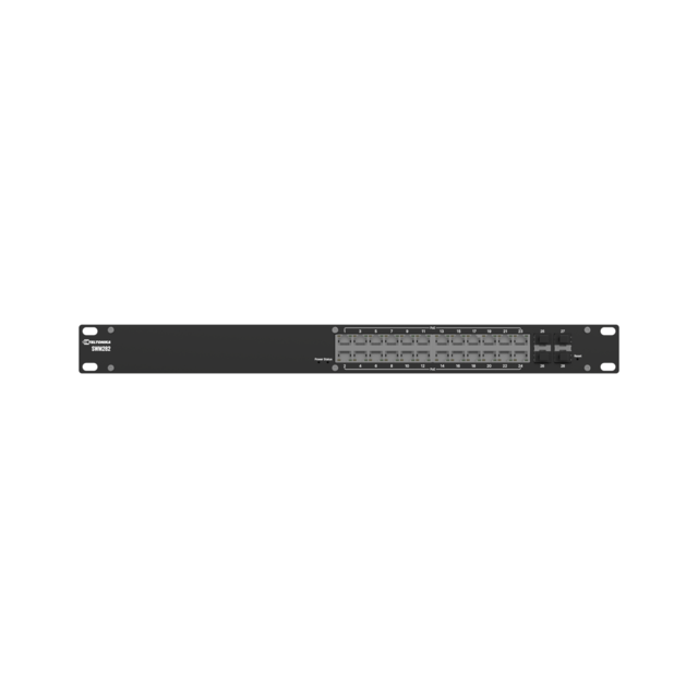 Teltonika SWM282 industriell PoE+ switch 24x 1GbE | 4x SFP | 24x PoE+ 300W 