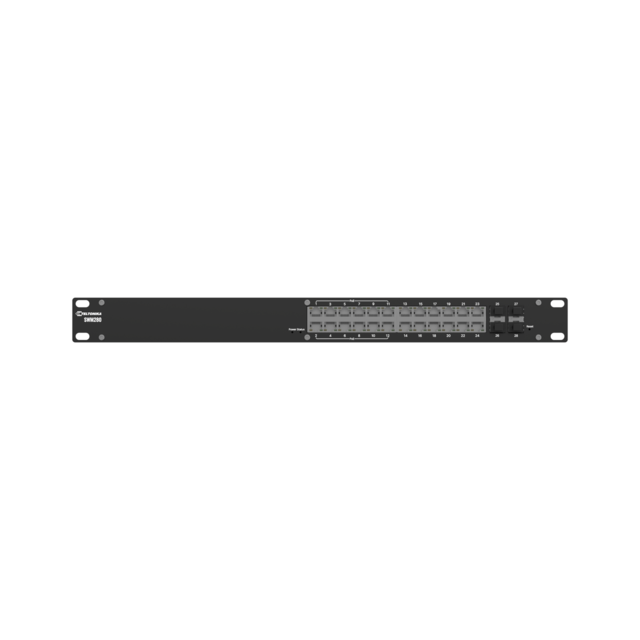 Teltonika SWM280 switch PoE+ Adm. 24x 1GbE | 4x SFP | 12x PoE+ 300W 