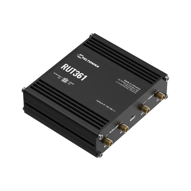 Teltonika RUT361 4G-ruter 4G Cat6, WiFi4, I/O 