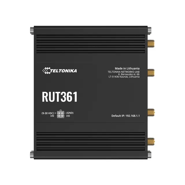 Teltonika RUT361 4G-ruter 4G Cat6, WiFi4, I/O 