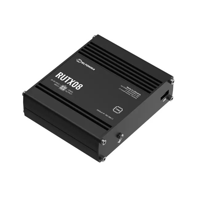Teltonika RUTX08 Ethernet-ruter 4x1GbE, I/O, managed RMS 
