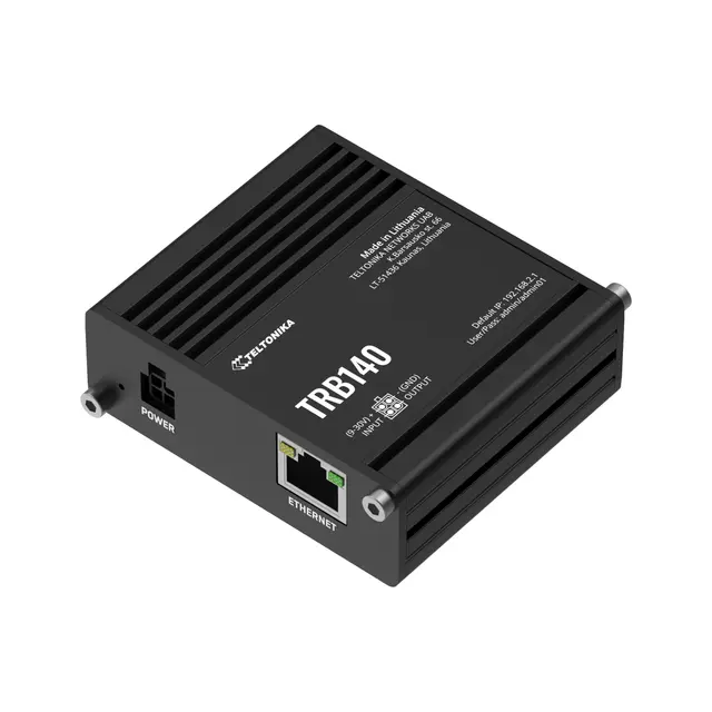 Teltonika TRB140 4G-gateway 4G Cat4 | 1x1GbE | I/O | 1 SIM 