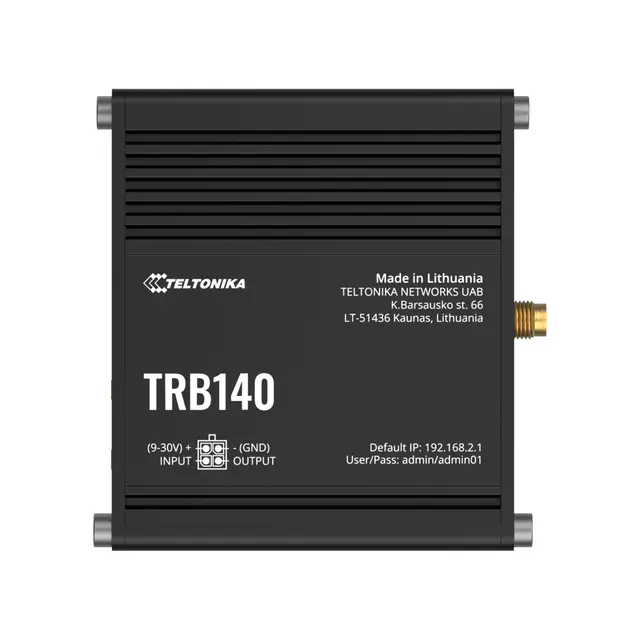 Teltonika TRB140 4G-gateway 4G Cat4 | 1x1GbE | I/O | 1 SIM 