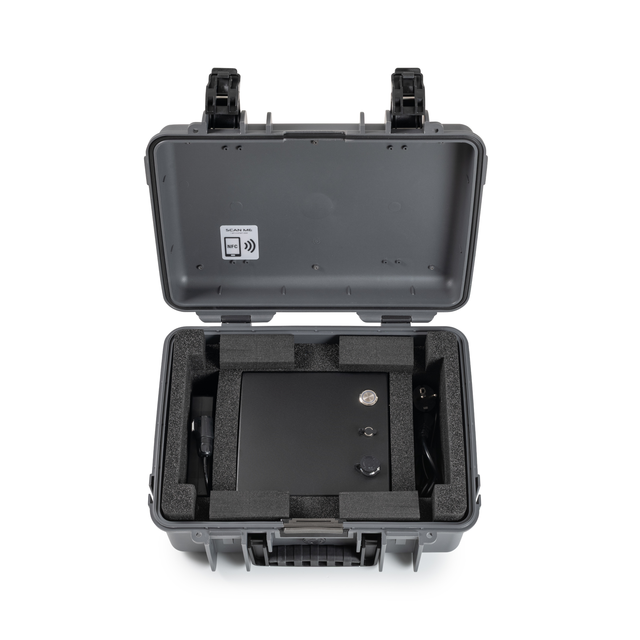 B&W Energy Case for Starlink Mini Koffert | 400Wh batteri | Mørk grå 