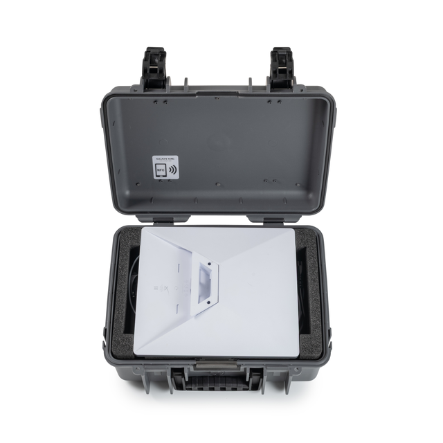 B&W Energy Case for Starlink Mini Koffert | 400Wh batteri | Mørk grå 