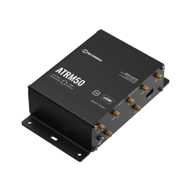 Teltonika ATRM50 5G-ruter M12-Eth 5G, 4xM12-Eth, WiFi5, 2 SIM/eSIM 