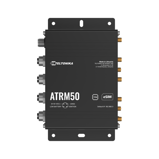 Teltonika ATRM50 5G-ruter M12-Eth 5G, 4xM12-Eth, WiFi5, 2 SIM/eSIM 