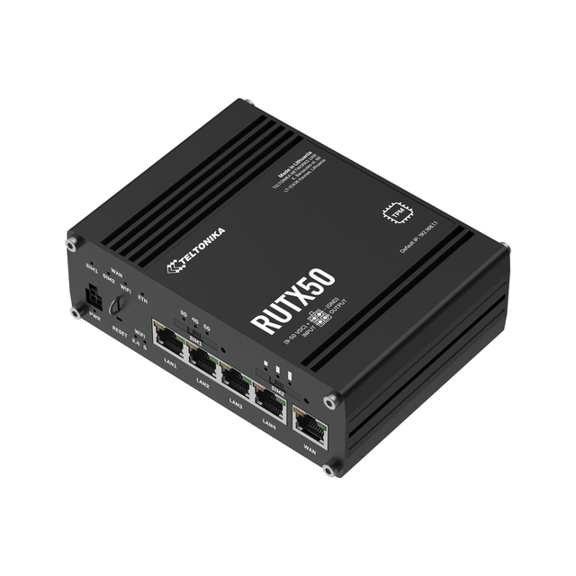 Teltonika RUTX50 5G-ruter 1x5G, WiFi5, GPS/GNSS, 2xSIM 
