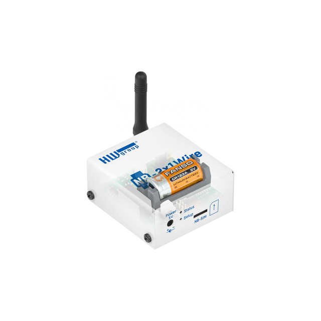 HWg NB-2x1Wire monitoreringsenhet NB-IoT | 2x 1Wire 