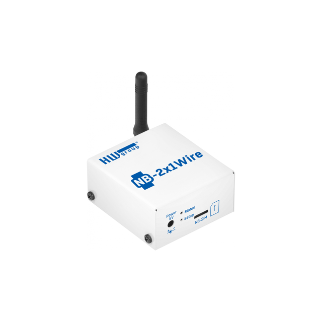 HWg NB-2x1Wire monitoreringsenhet NB-IoT | 2x 1Wire 