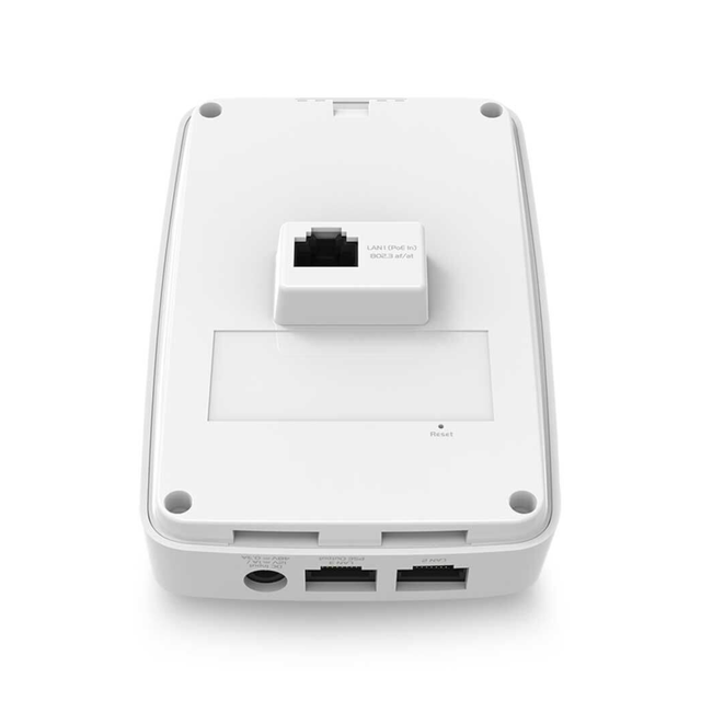 EnGenius ECW215 AP Cloud Wall Plate WiFi6 | 3x1GE | 2×2 | innendørs | vegg 
