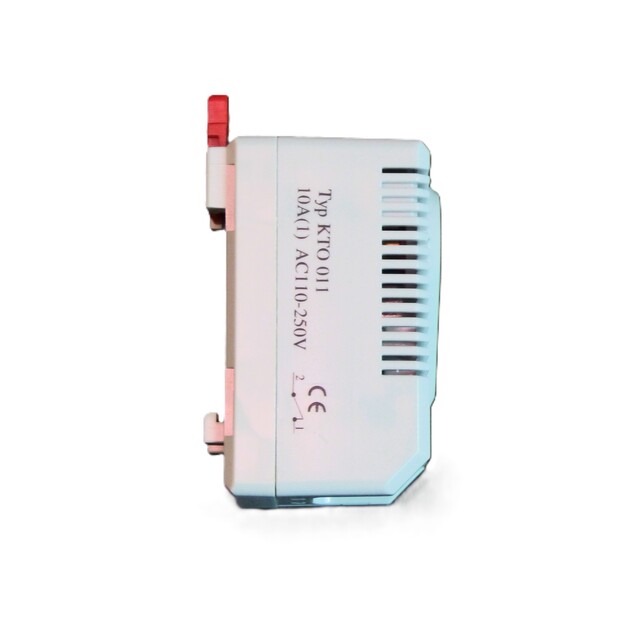 Termostat KTO011 m/DIN-skinnefeste 250V 10A, -20°C + 80°C 
