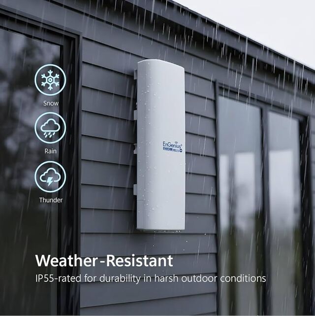 EnGenius ENH500-AX AP Wireless Wire 5Ghz Utendørs trådløs bro (punkt-til-punkt) 