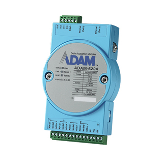 Advantech ADAM-6224 Analog Output-modul 4 kanaler isolert analog output