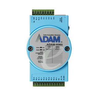 Advantech ADAM-6060 relestyrer 6 rele ut, 6 digitale innganger 