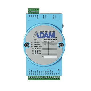 Advantech ADAM-6266 relestyrer 4 kan rele ut, 4 DI, 2 eth 