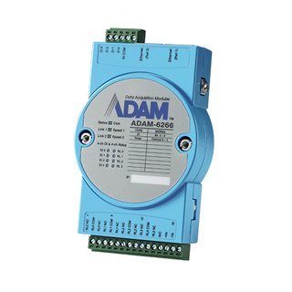Advantech ADAM-6266 Relestyrer 4 kan rele ut, 4 DI, 2 eth
